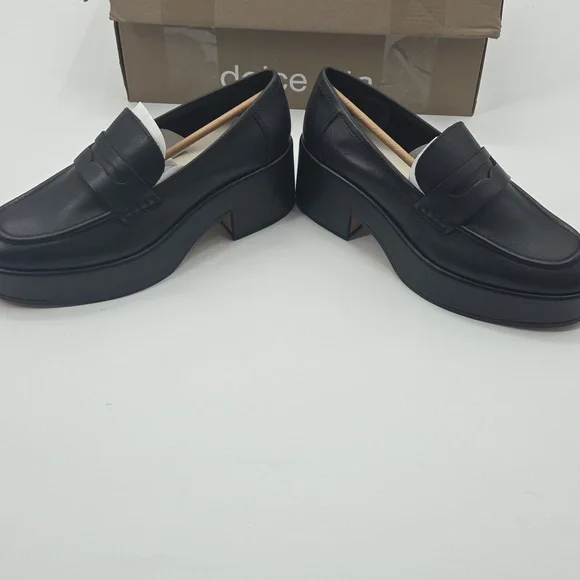Classic Black Leather Loafers NEW - Picture 12 of 16